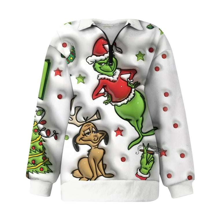 Fashion Printed Zipper Turtleneck Sweatshirt Fashion Printed Zipper Turtleneck Sweatshirt