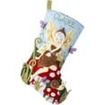 thumbnail image 4 of Bucilla Felt Applique 18" Christmas Stocking Kit, Woodland Fairy, 4 of 6