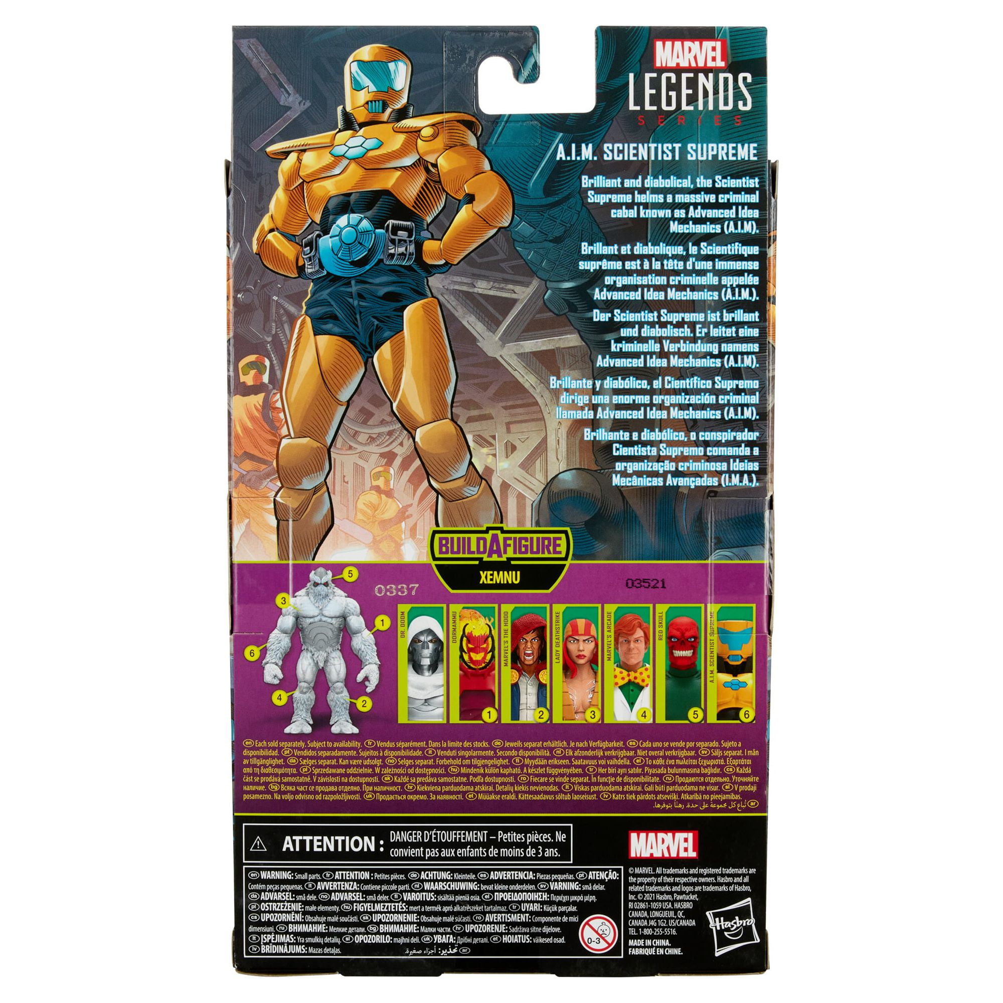 Marvel: Legends Series A.I.M. Scientist Supreme Kids Toy Action Figure for Boys and Girls Ages 4 5 6 7 8 and Up (6”)