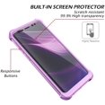 thumbnail image 4 of FYBTO Galaxy S9 Case with Screen Protector Clear Military Grade Rugged 360 Full Body Protective Shockproof Hard Back Cover Defender Heavy Duty Bumper Case for Samsung Galaxy S9 - Purple, 4 of 5