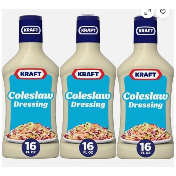 Coleslaw Salad Dressing, 3 Bottles, 16 Oz Each
