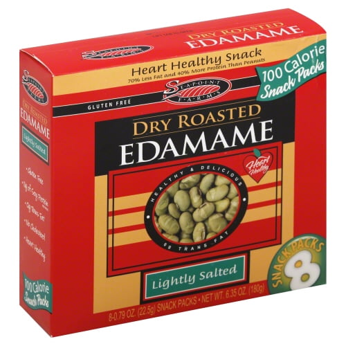 YAME Edamame Dry Roasted 100 Calorie Lightly Salted, 6.35 oz, Only 1