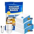 thumbnail image 2 of 20 Pack Vacuum Storage Bags with Multiple Sizes Hand Pump Electric Air Pump Space Saver Bags, Vacuum Sealed Bags for Comforters, Blankets, Clothes Storage, 2 of 10