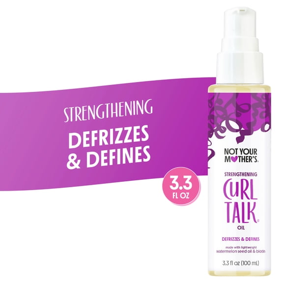 Not Your Mother's Curl Talk Strengthening Oil, 3.3 fl oz