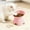 Pink, variant on Fmbmuo Elevated Dog Bowls Non-Slip for Medium Dogs Plastic Green Elevated Cat Bowls, Cute Dishwasher Safe Modern Pet Bowls, Suitable for Dogs and Cats