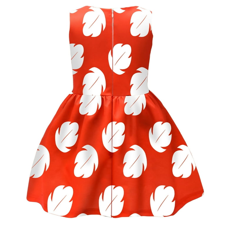 Girls Tropical Red Leaf Hawaiian Dress Costume Party Outfit for Halloween, Ages 4-9 - Walmart.com Girls Tropical Red Leaf Hawaiian Dress Costume Party Outfit for Halloween, Ages 4-9 - Walmart.com