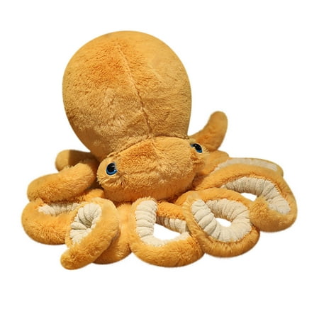

Ikevan Cute Simulation Octopus-Animal Plush Toy Filled Stuffed Animals Pendant Cartoon Animal Home Decoration Cute Pillows 45Cm Brown One Size