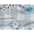 thumbnail image 5 of oneOone Rayon Turquoise Blue Fabric Floral Sewing Craft Projects Fabric Prints By Yard 56 Inch Wide, 5 of 6