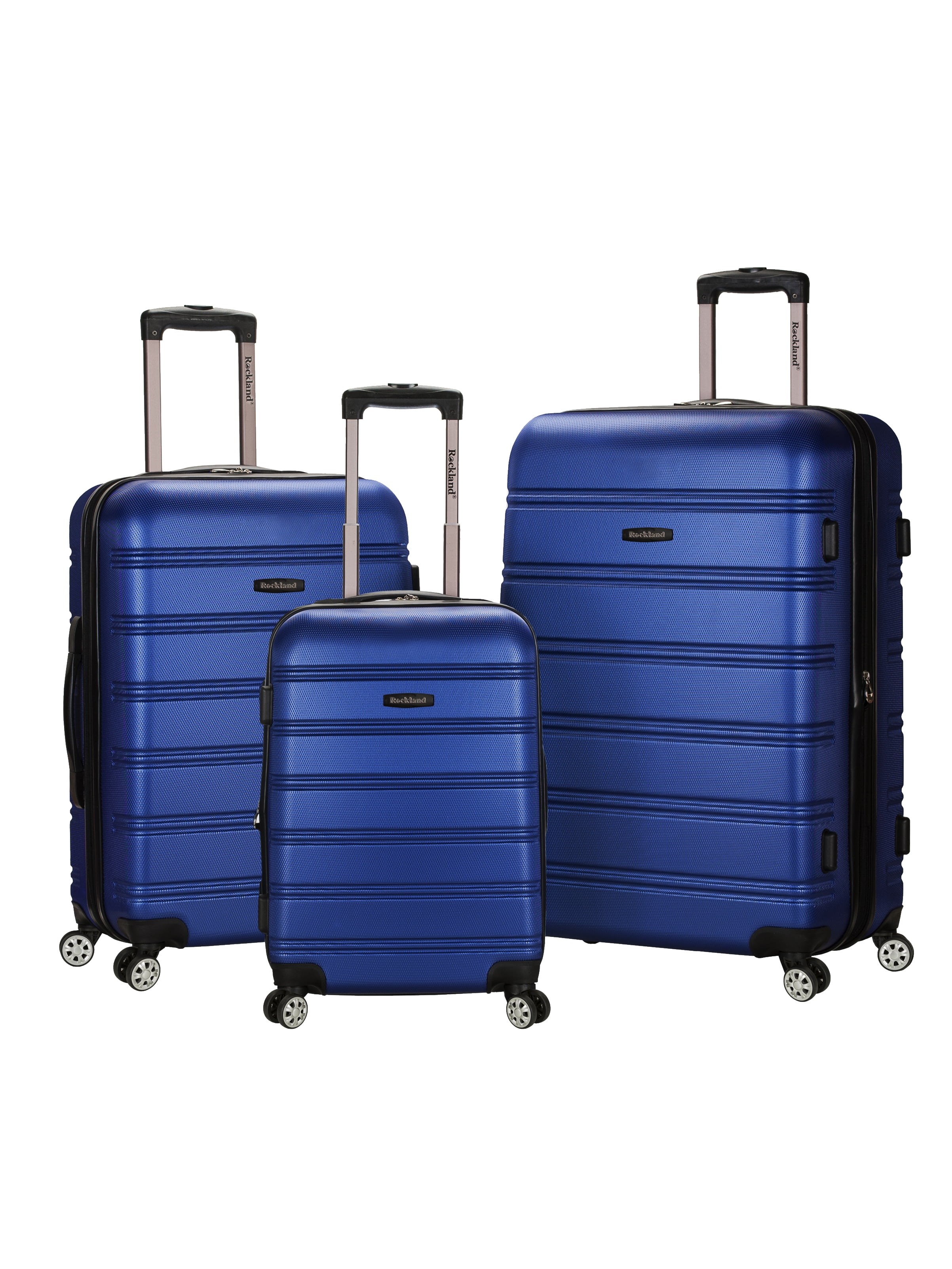 Rockland Rockland Luggage Melbourne 3 Piece Hardside Luggage Set