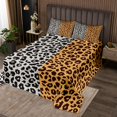 thumbnail image 2 of Erosebridal Leopard Print Coverlet Set Queen, Cheetah Animal Bedding Set, Modern Fashion Decor 3 Pieces, 2 of 5