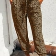thumbnail image 5 of Pantalones deportivos holgados con cintura elástica, cordón ajustable y bolsillos para mujer, 5 of 5