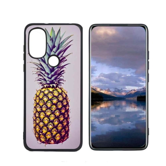 Pineapple Phone Case, Degined for Moto G Power 2022 Case Men Women, Flexible Silicone Shockproof Case for Moto G Power 2022