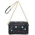 thumbnail image 2 of FORMRS Women Crossbody Purse with Chain Strap Vegan Leather Shoulder Handbag, Blue Stars Pattern, 2 of 7