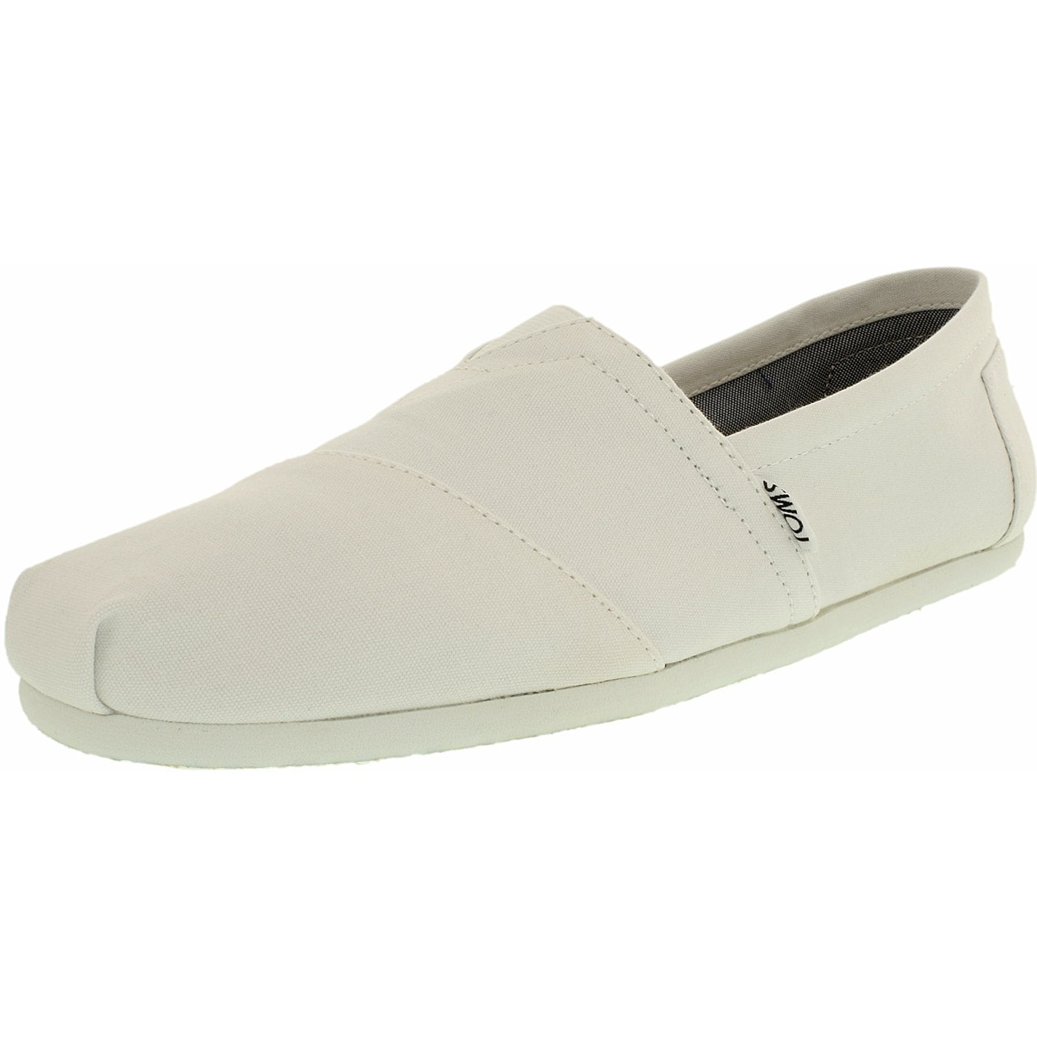 Toms Men's Alpargata Canvas M Optic White Ankle-High Canvas Flat Shoe ...