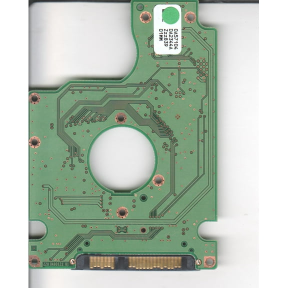 HTS723216L9SA60, 0A57104 DA2344A, PN 42T1122, Hitachi 160GB SATA 2.5 PCB