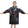 thumbnail image 2 of Venom Kids Wearable Blanket Hoodie Sweater For Most Children 4-12 Years Old Oversized Blanket Hoodie With Sleeves Sherpa Sweatshirt Blanket For Girls And Boys Thick, 2 of 9