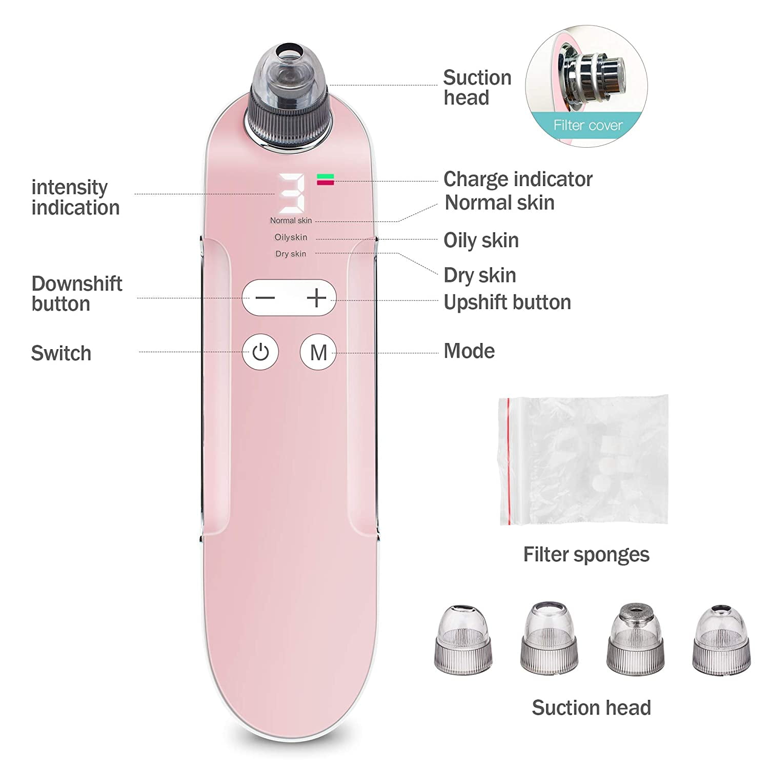 Drosselz Plastic Blackhead Remover Vacuum Suction Device Price in India -  Buy Drosselz Plastic Blackhead Remover Vacuum Suction Device online at