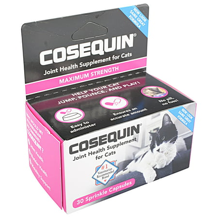Nutramax Cosequin Original Joint Health Sprinkle Capsules Cat Supplement, 30 (Best Joint Supplement For Cats)
