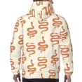 thumbnail image 7 of Lsque Hand Drawn Snake Pattern Casual Men's Hoodie,Hooded Sweatshirt with Kangaroo Pocket,Pullover Hoodie-Small, 7 of 7