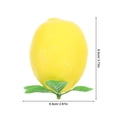 thumbnail image 2 of unbranded 6Ud Artificiales De Amarillo Con Hojas Para De Y Fotografía, 2 of 6
