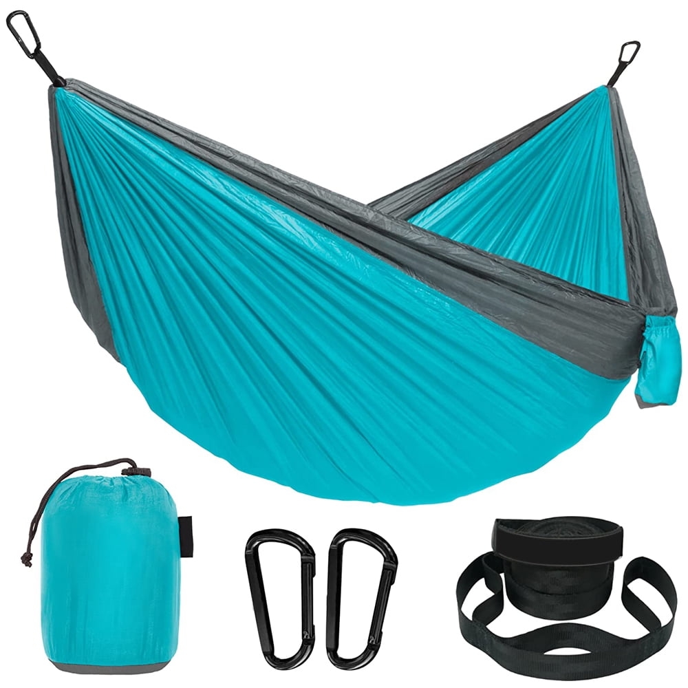 Camping Hammock Double & Single Portable Hammocks，Great for Hiking,Backpacking,Hunting,Outdoor