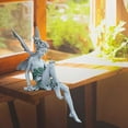thumbnail image 4 of SMKE Sitting Fairy Statue Garden Ornament Resin Craft Landscaping Yard Decoration Park Lawn Decoration Home Patio Garden White fairy statues for garden fairy statues and figurines White, 4 of 4