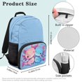 thumbnail image 7 of Aplkyhs Cute Axolotl School Backpack for Boys Girls Ages 6-18 Large Capacity Ergonomic Padded Shoulder Straps Back to School Gift for Elementary Middle High School Students, 7 of 7