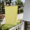 thumbnail image 5 of Easygdp Yellow Checkboard Garden Flag Yard Flag Welcome Flag, Double-Sided, Weather Resistant for Outdoor Decor - 28"x40", 5 of 9