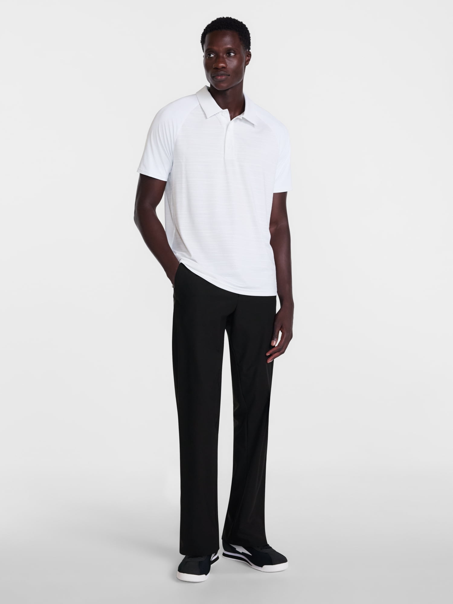 Avia Men's and Big Men's Hybrid Flex Tricot Pants, 31" Inseam, Sizes 30-44