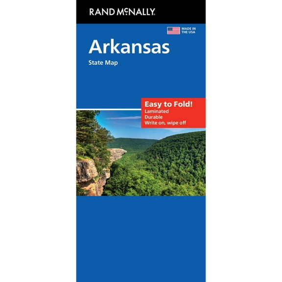 Rand McNally Easy to Fold: Arkansas State Map, (Paperback)
