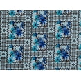 thumbnail image 2 of Zelouf Lawn Print  , Sewing, DIY, Crafts Fabric by the Yard, 424 Blue/brown, 20 Yard, 2 of 2