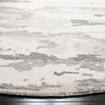 thumbnail image 3 of SAFAVIEH Abstract Seachlann Abstract Wool Area Rug, Charcoal/Ivory, 4' x 4' Round, 3 of 10