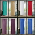 thumbnail image 2 of 1 SET ROD POCKET MANY COLORS MIX MATCH WINDOW CURTAIN SHEER FAUX SILK, 2 of 2