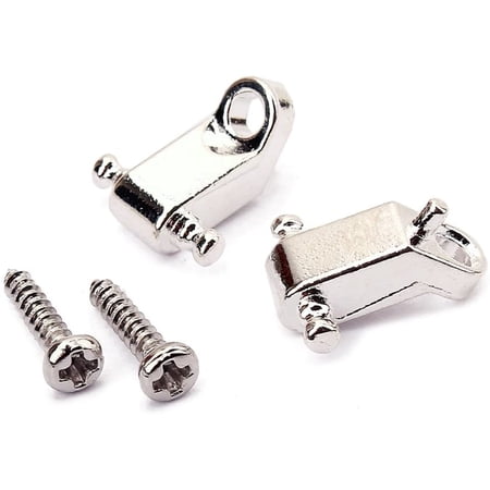4 Rulli Fermacorde Per Chitarra – String Tree A Rullo Nero Per Fender Stratocaster E Telecaster