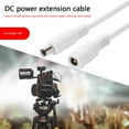 thumbnail image 2 of DC 12V-24V Power Extension Cord Cable 5.5x2.1mm Male Female Power Adapter Wire (1m), 2 of 8