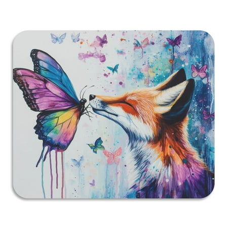 

Diatom Mud Drain Pad 19.7x15.7 Inch Dish Drying Mats Magical Mat Magic Mat Kitchen Drain Mat Coffee Drain Mat Table Drain Mat Fox and Butterfly