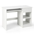 thumbnail image 6 of Demi Bonn Wooden Computer Desk with CPU Stand, Small Home Office Desk Study Writing Table, White, 6 of 10