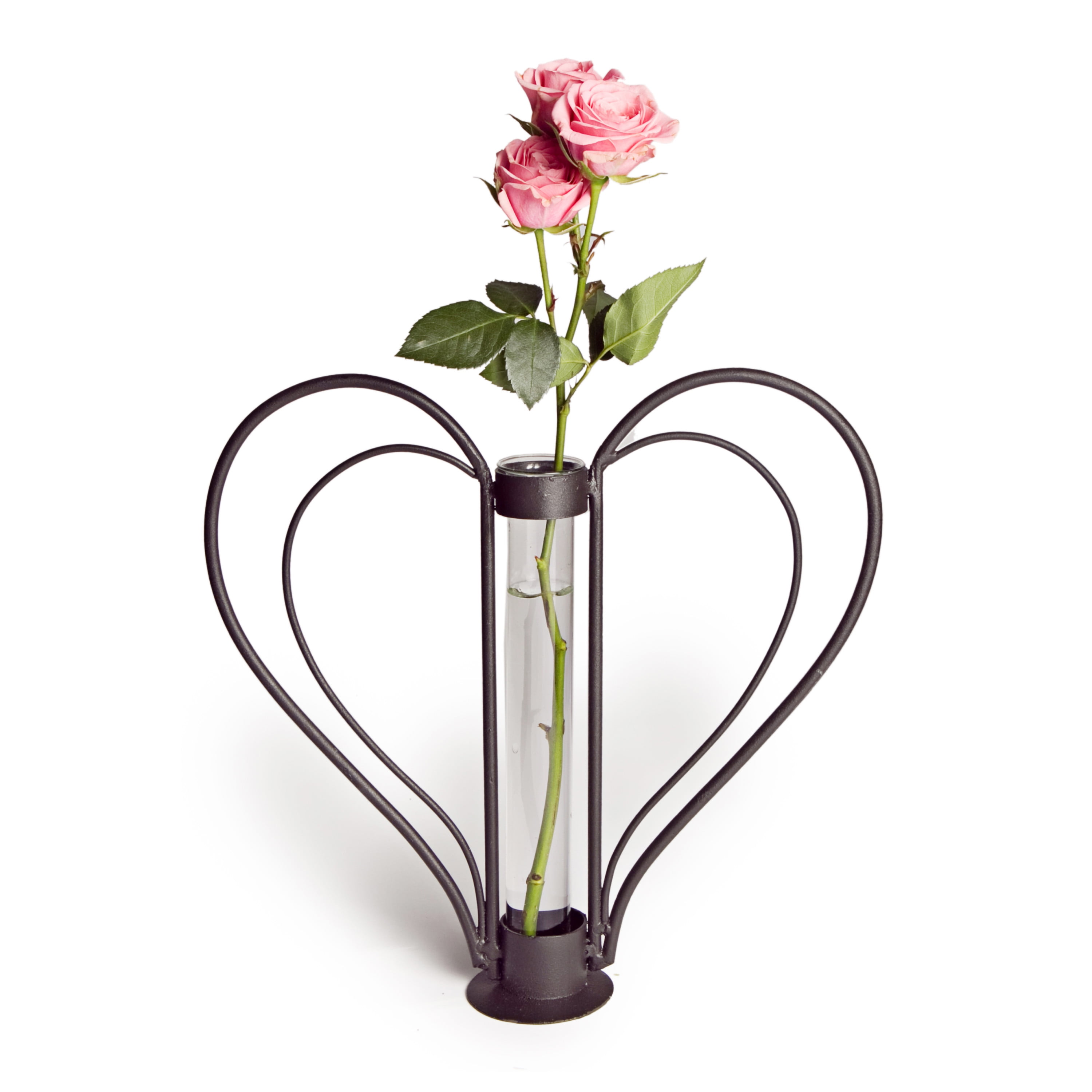 Danya B Sweetheart Iron HeartShaped Bud Vase