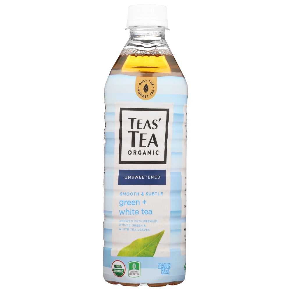 Teas' Tea Unsweetened Green White, 16.9 Fl. Oz.
