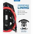 thumbnail image 6 of FUNWICT Adult Bike Helmet with Visor and Goggles for Men Women Mountain Road Bicycle Helmet Rechargeable Rear Light Cycling Helmet, 6 of 9