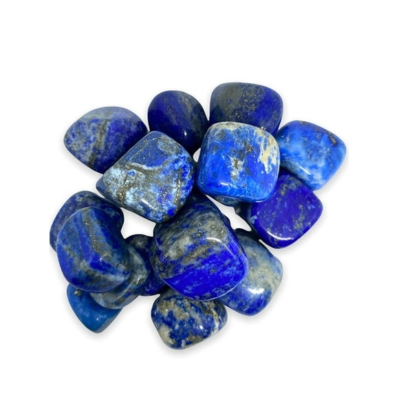 "Spiritual Elementz Lapis Lazuli Pierres roulées pour la guérison des cristaux et des pierres précieuses (200-220 grammes environ), pierre naturelle, utilisée comme thérapie par le cristal,