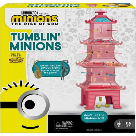 Minions: The Rise of Gru Tumblin' Minions Kids Game for Game Night with Pagoda Tower