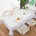 thumbnail image 1 of Rectangle Tablecloth Wrinkle Free Table Cover Floral Tablecloth 60x86Inch Table Cover for Kitchen Dining Table, 1 of 5