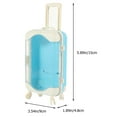 thumbnail image 2 of SEWACC Ensemble de 6 Valises Miniatures Bleues en Plastique pour Enfants Voyage Simulation 5,9 X 3,5 Po, 2 of 7