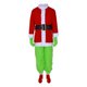 thumbnail image 3 of Disfraz Premium 7 piezas con máscara cinturón guantes disfraz para Grinch para mascarada Kuymtek Verde T XL para Hombre, 3 of 9