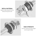 thumbnail image 3 of COMPUKAS 2Pcs Rear Wheel Axle Silver Precision Machining Tool for Cyclists, 3 of 8