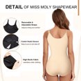 thumbnail image 3 of Faja Shapewear for Women Tummy Control Open Bust Body Shaper Seamless Bodysuits with Adjustable Strap, 3 of 5