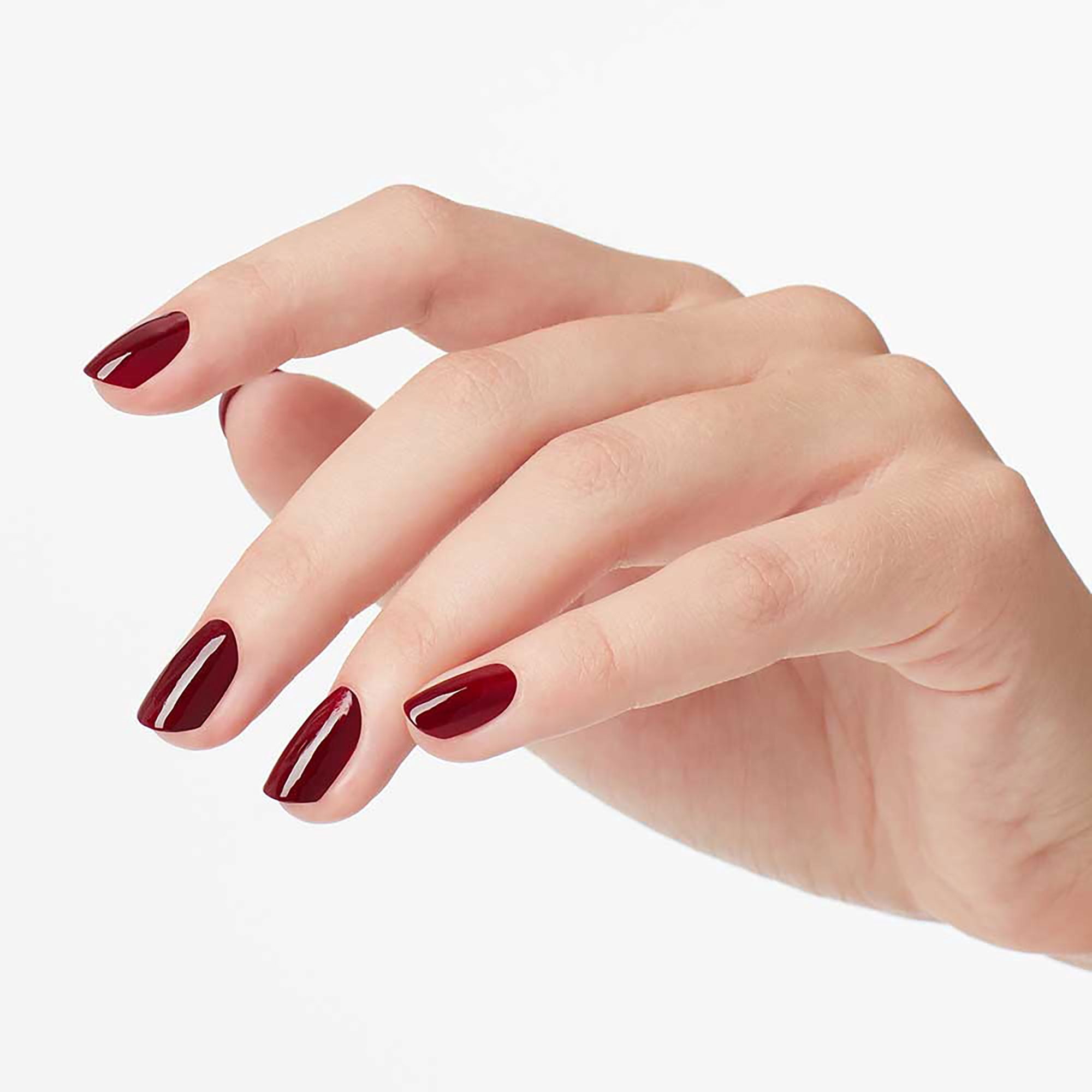 OPI Nail Lacquer, Got The Blues For Red, Deep Red Nail Polish, 0.5 fl oz