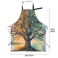 thumbnail image 5 of Lsque Seasonal Tree Reflection Waterproof Apron Chef Aprons for Men Heavy Duty Chemical Work Apron Extra Long Grilling Aprons with Adjustable Bib Apron, 5 of 9