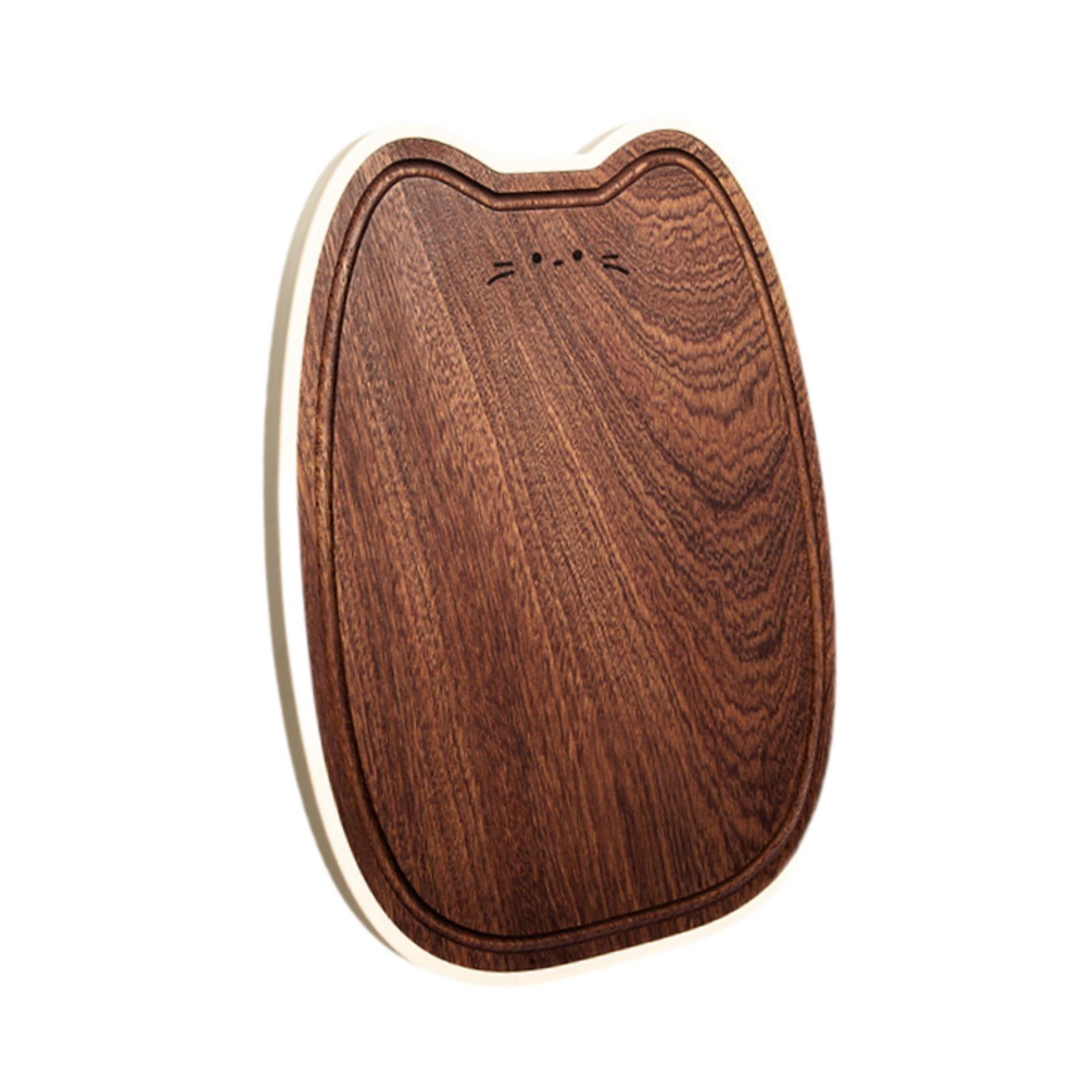 Fiocias Wood Chopping Board Bread Tray Kitchen Gadget Serving Tray Multipurpose Portable